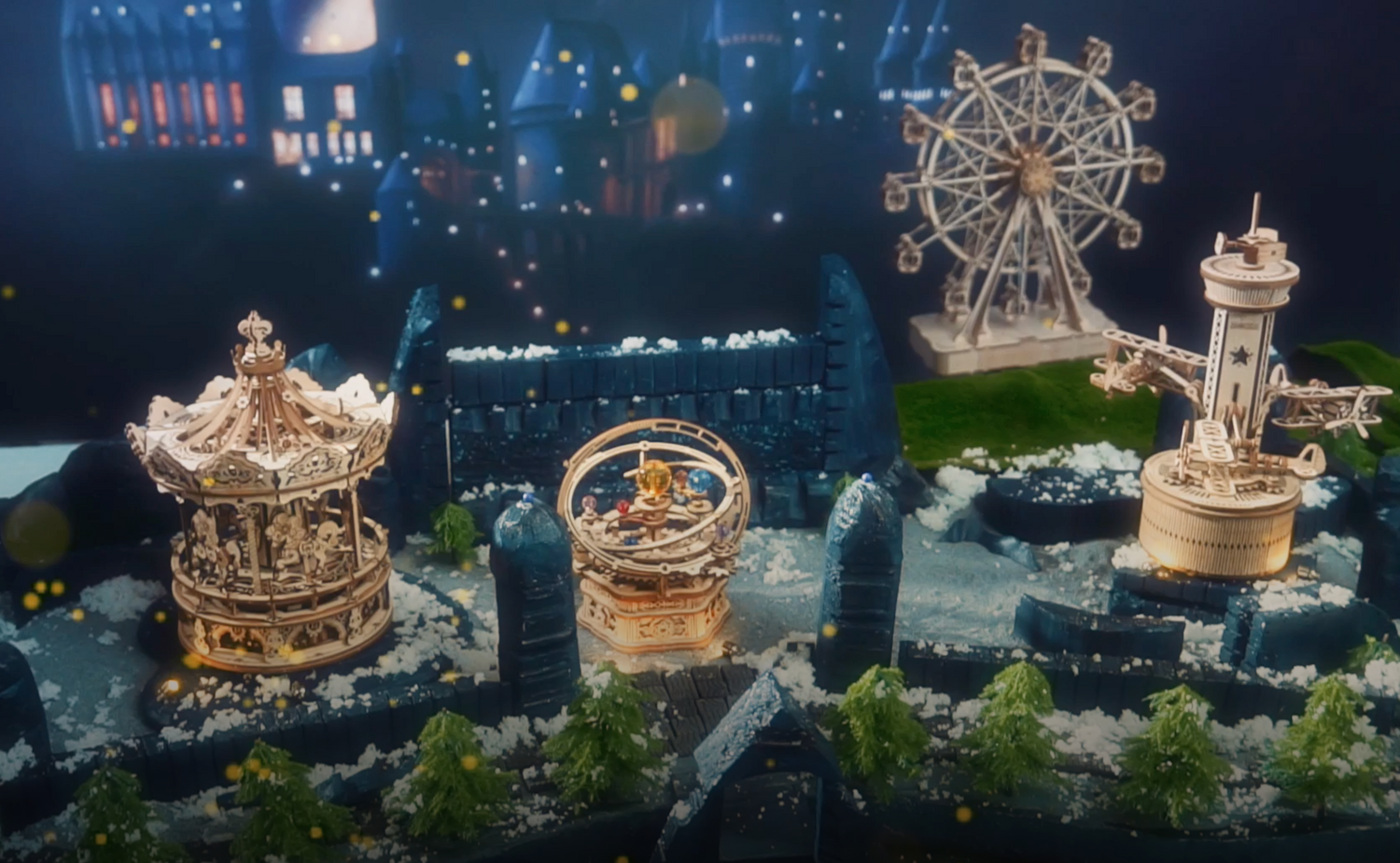 Winter - 3D Holzmodelle