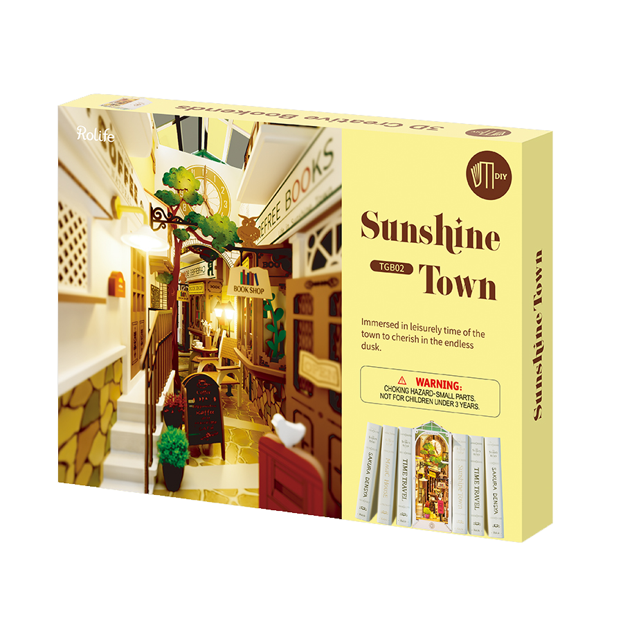 Book Nook Sunshine Town - Book Nook Kit