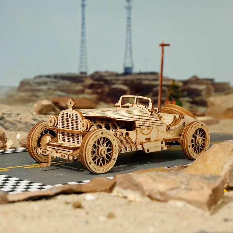Grand Prix Auto - 3D Holzpuzzle