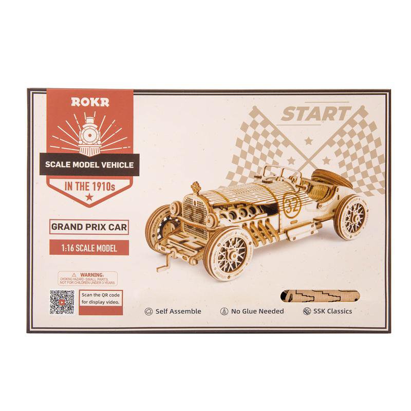 Grand Prix Auto - 3D Holzpuzzle