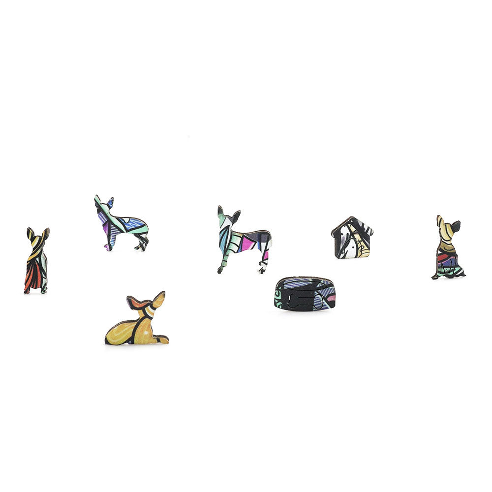 Gentleman Hund - Holzpuzzle
