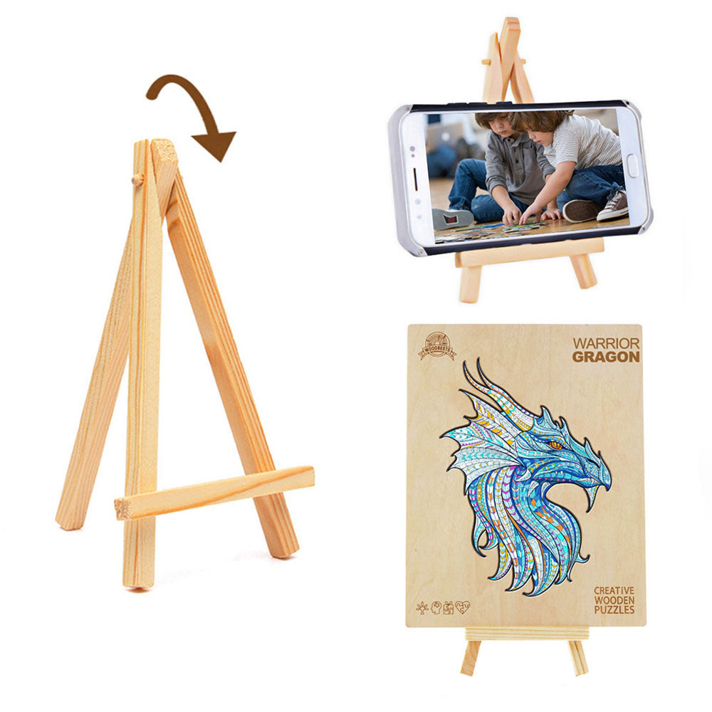 Krieger-Drache - Holzpuzzle