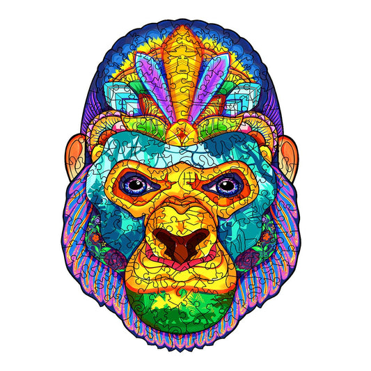 Jungle King Kong - Gorilla - Holzpuzzle