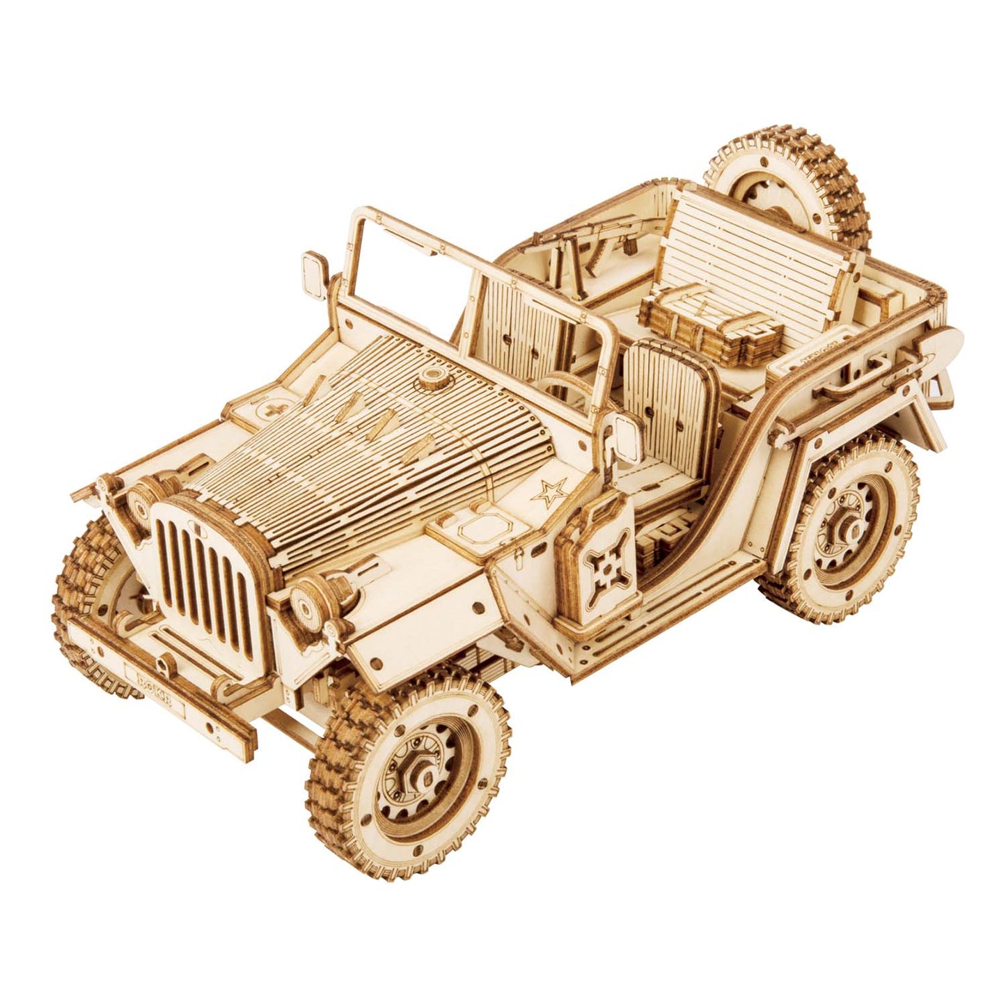 Feldauto - 3D Holzpuzzle