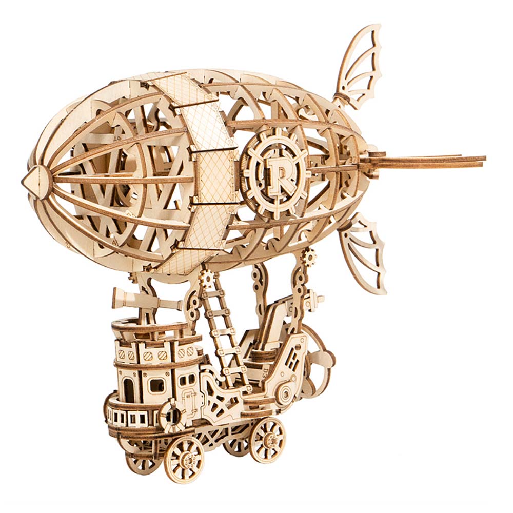 Flugschiff - 3D Holzpuzzle