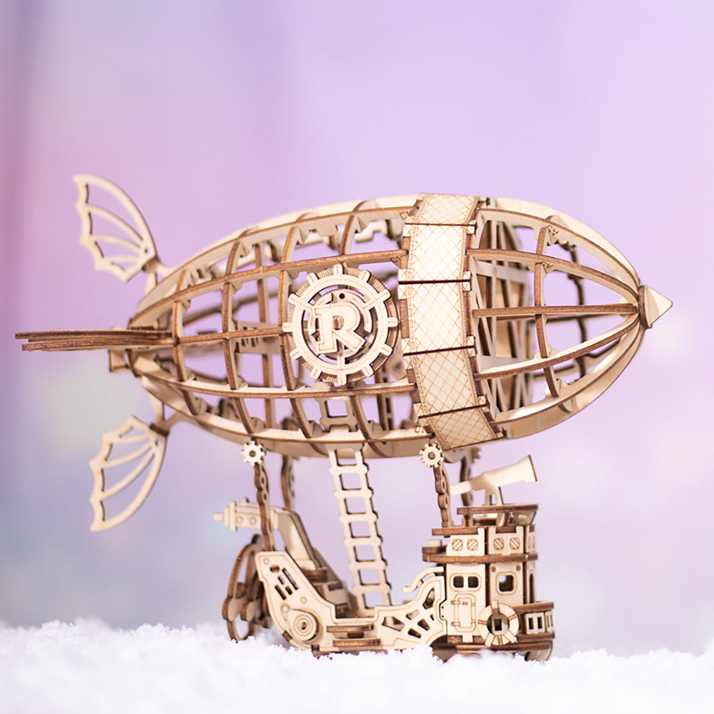 Flugschiff - 3D Holzpuzzle