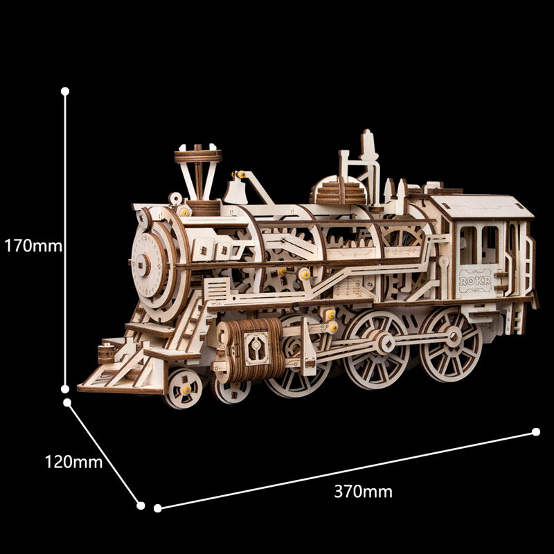 Lokomotive - 3D Holzpuzzle