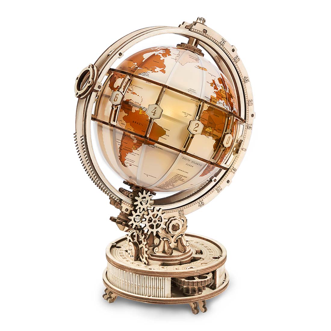Luminous Globus - 3D Holzpuzzle