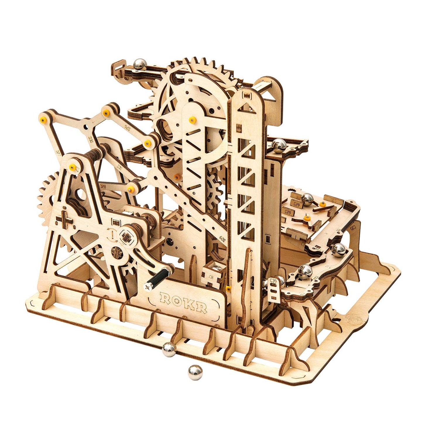 Murmelbahn: Marble Climber - 3D Holzpuzzle