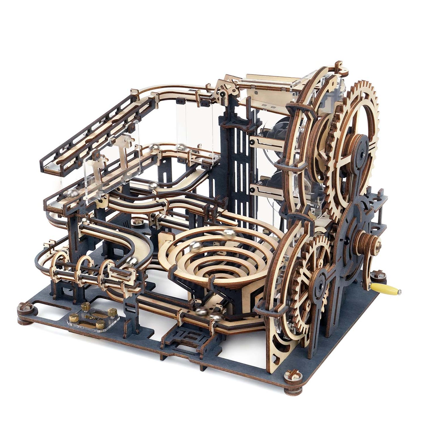 Murmelbahn: Marble Night City - 3D Holzpuzzle