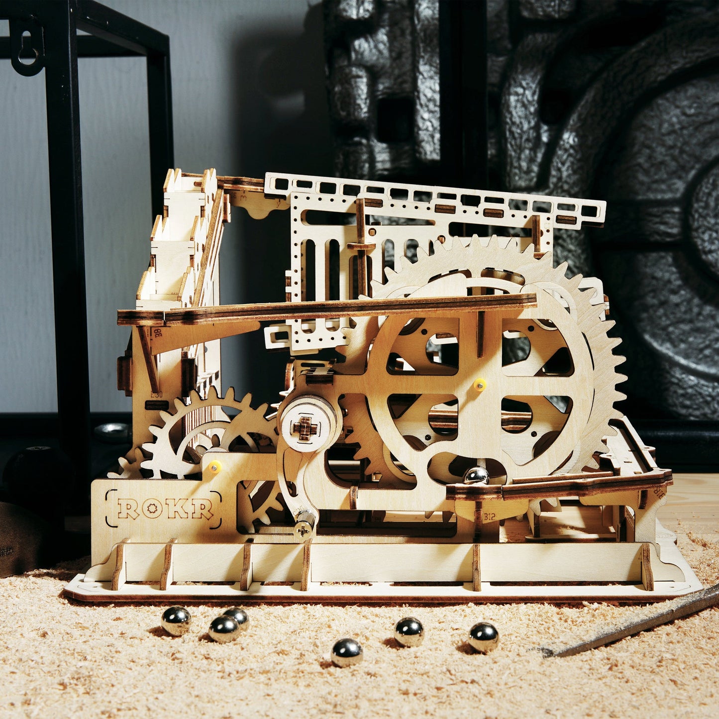 Murmelbahn: Marble Squad - 3D Holzpuzzle