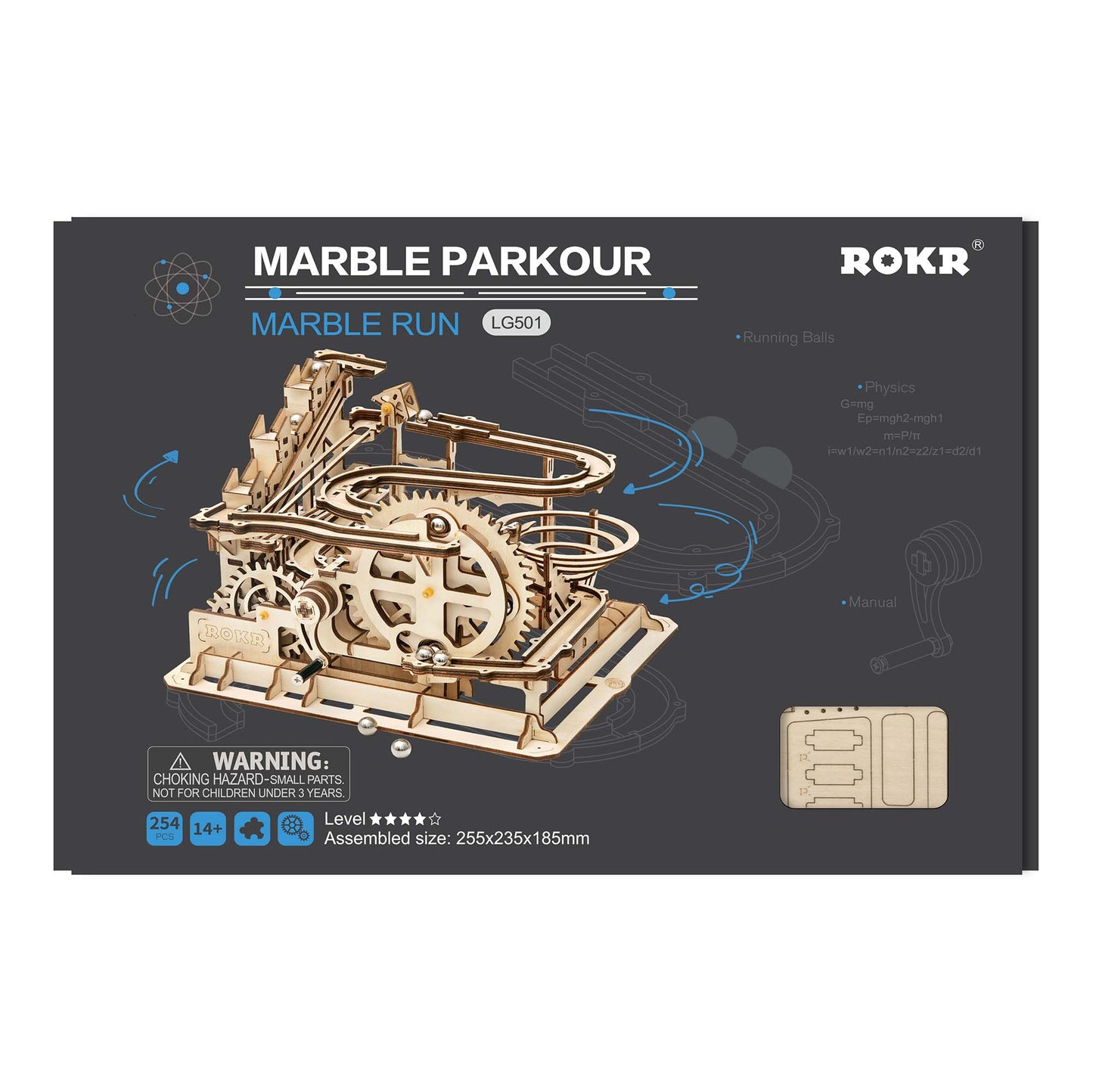 Murmelbahn: Marble Parkour - 3D Holzpuzzle