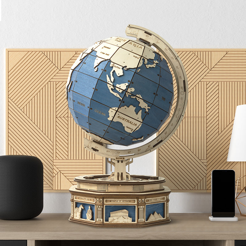 Großer Globus - 3D Holzpuzzle
