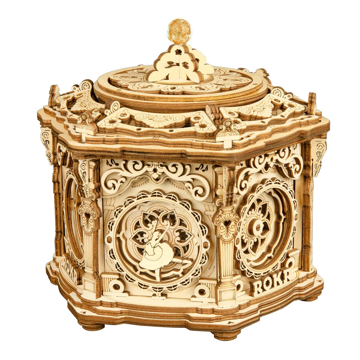 Secret Garden (Music Box) - 3D Holzmodell