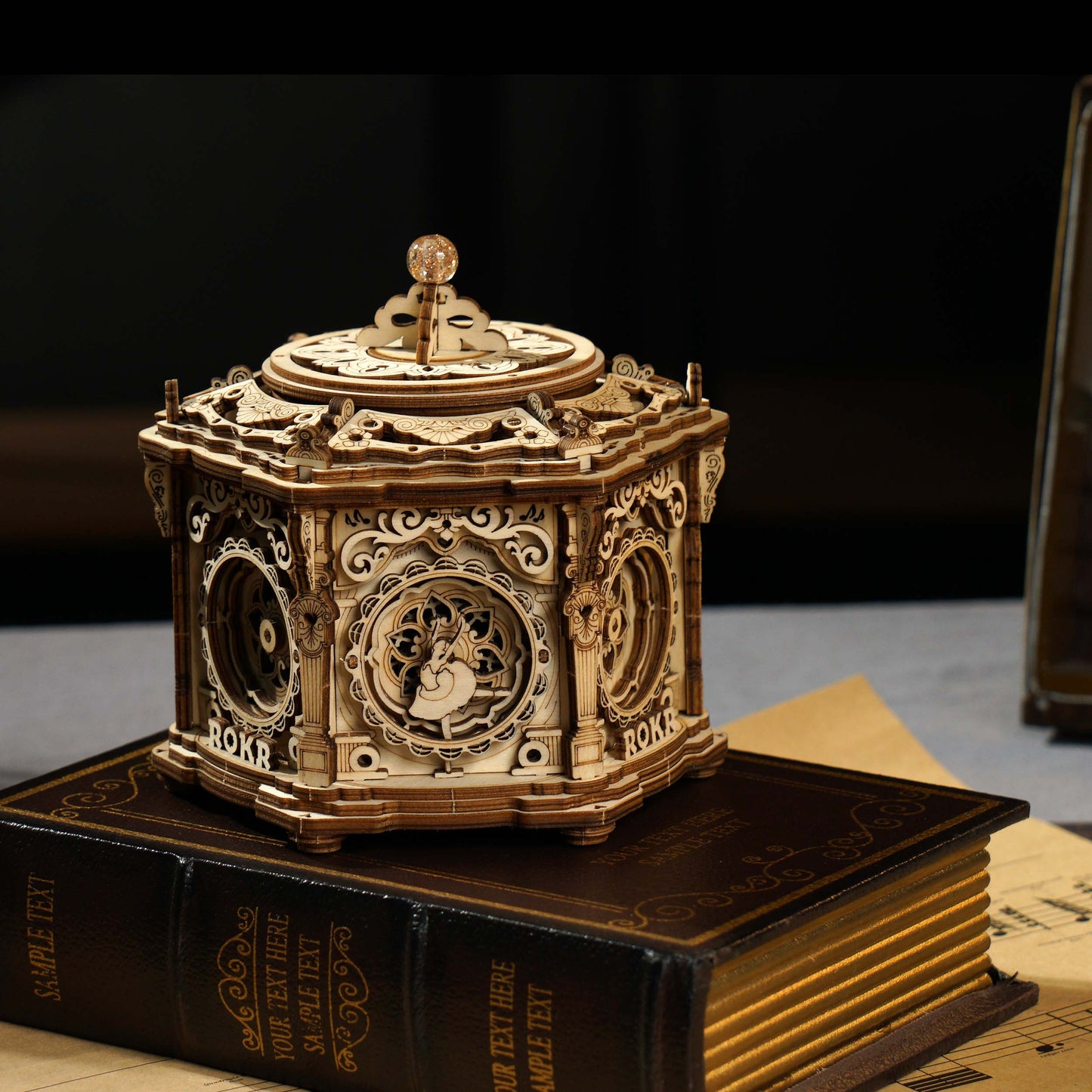 Secret Garden (Music Box) - 3D Holzmodell