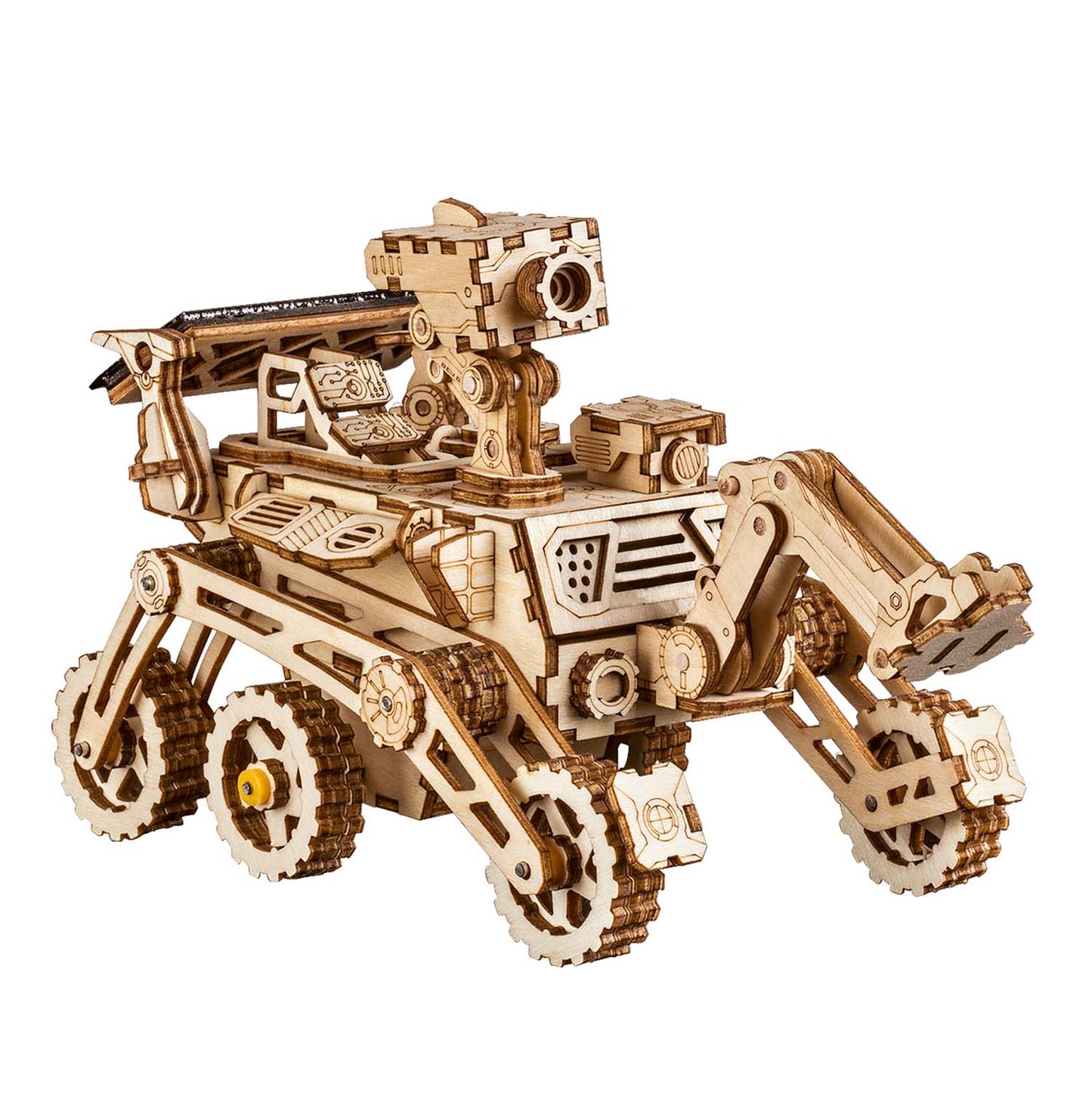 Weltraumfahrzeug - Harbinger Rover - 3D Holzmodell
