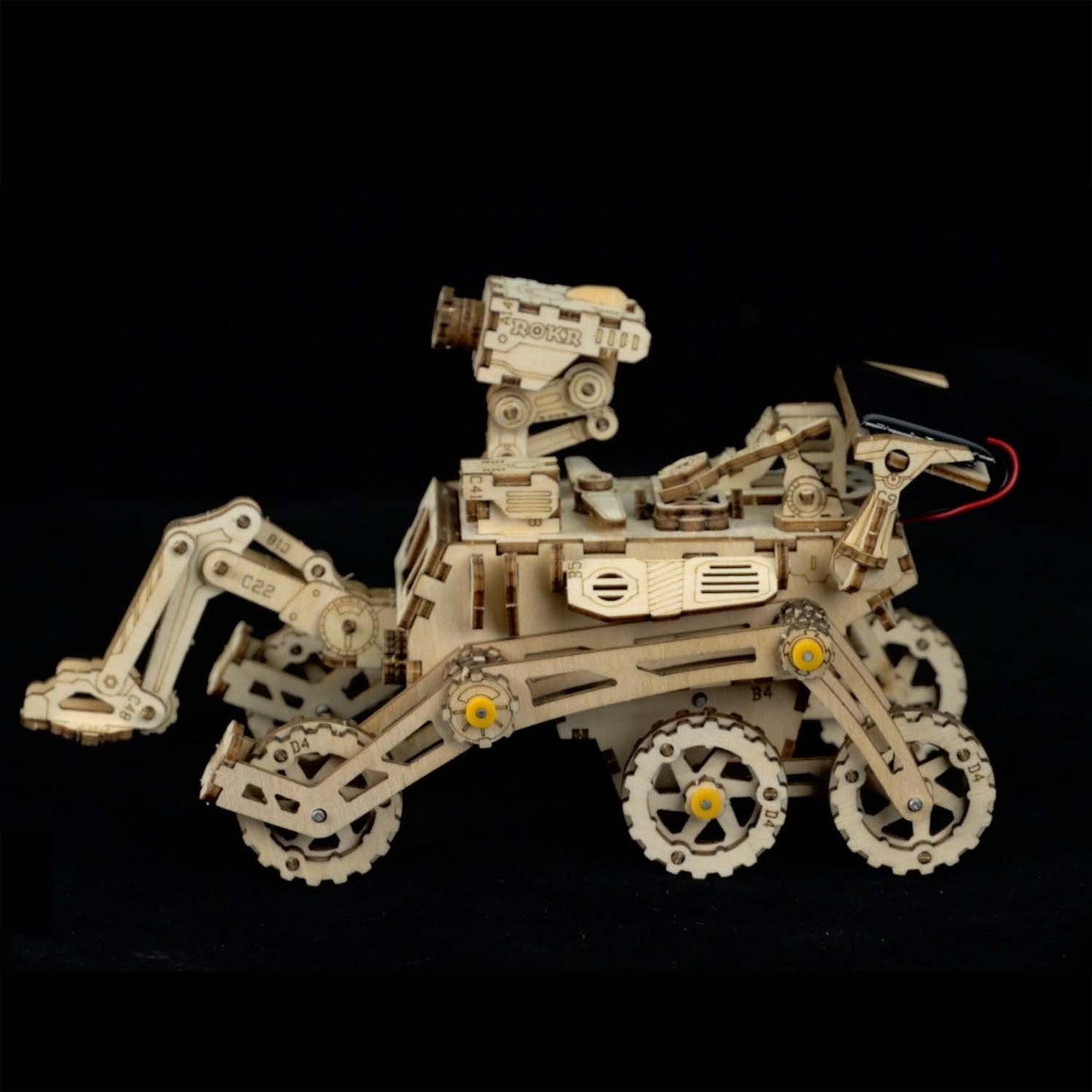 Weltraumfahrzeug - Harbinger Rover - 3D Holzmodell