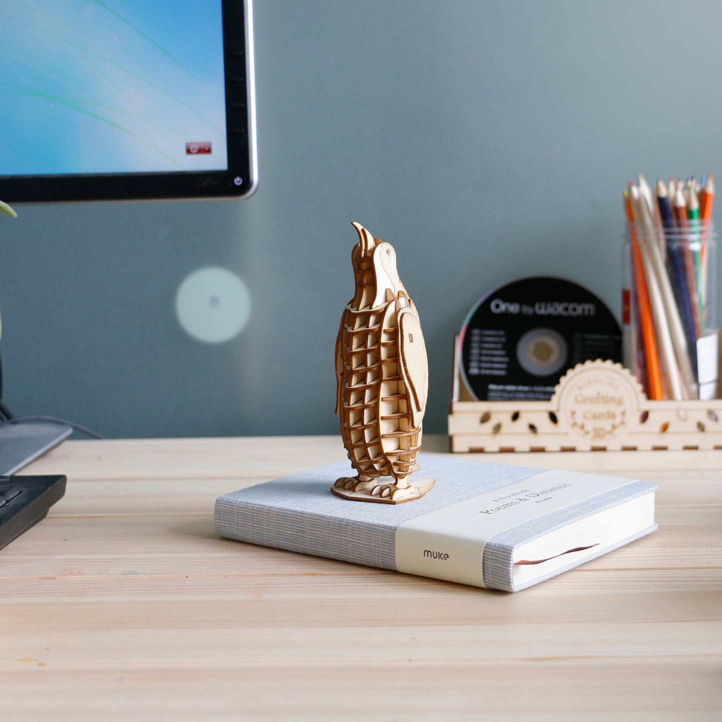 Pinguin - 3D Holzpuzzle