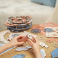 Romantische Wanduhr - 3D Holzpuzzle 
