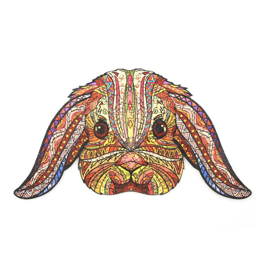 Lustiger Hase - Holzpuzzle