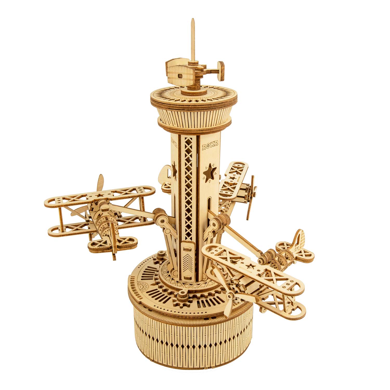 Control Tower (Music Box) - 3D Holzpuzzle