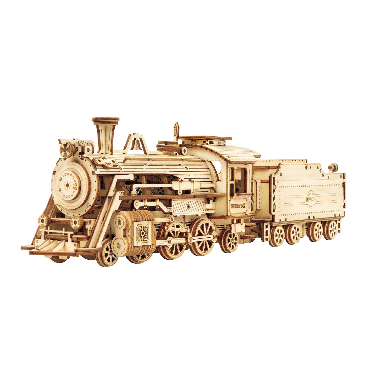 Dampf-Lokomotive - 3D Holzpuzzle