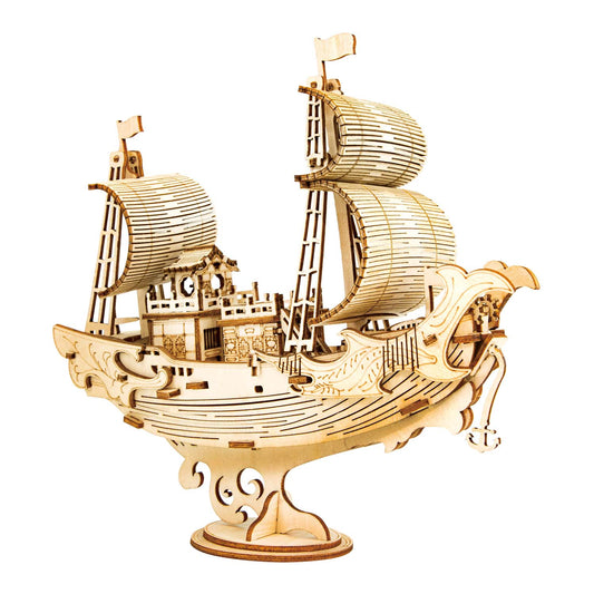 Diplomatenschiff 3D Holzpuzzle 