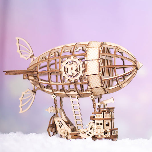 Flugschiff - 3D Holzpuzzle