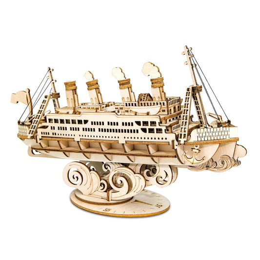 Kreuzfahrtschiff - 3D Holzpuzzle