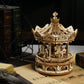 Romantisches Karussell (Music Box) - 3D Holzpuzzle 