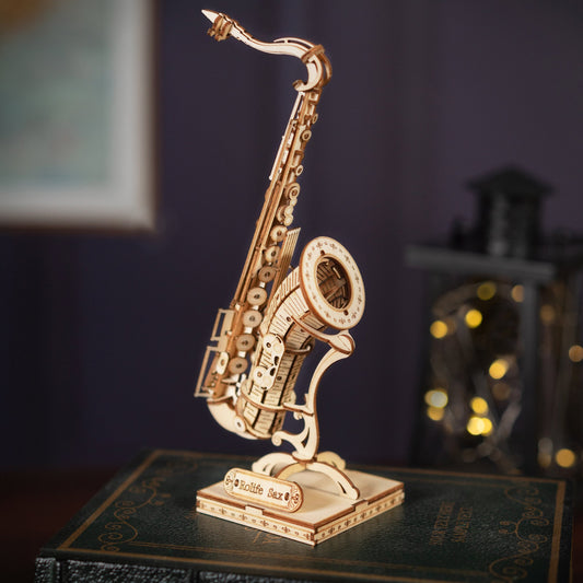 Saxophone - 3D Holzpuzzle 