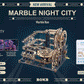 Murmelbahn: Marble Night City - 3D Holzpuzzle 